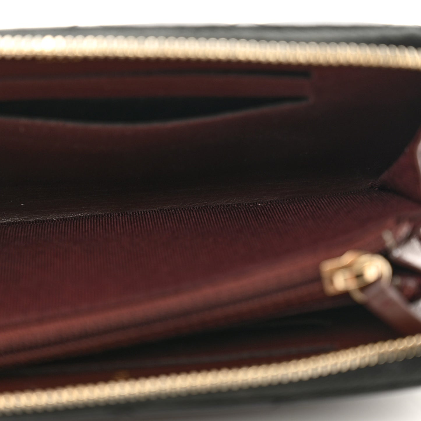 Aged Calfskin Quilted Small New York Charms 2.55 Reissue Zip Around Wallet Black