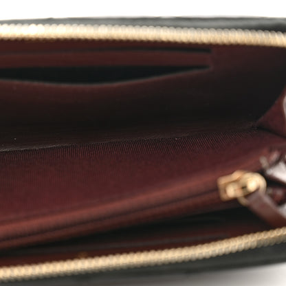 Chanel Aged Calfskin Quilted Small New York Charms 2.55 Reissue Zip Around Wallet Black 6 of 12