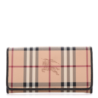 Burberry Haymarket Check Penrose Continental Wallet 1 of 10