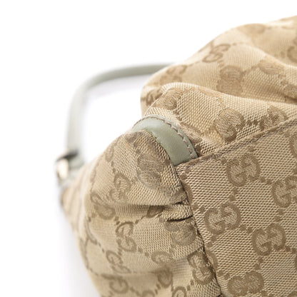 Gucci Monogram Medium D Gold Ring Hobo Mint Green 9 of 15