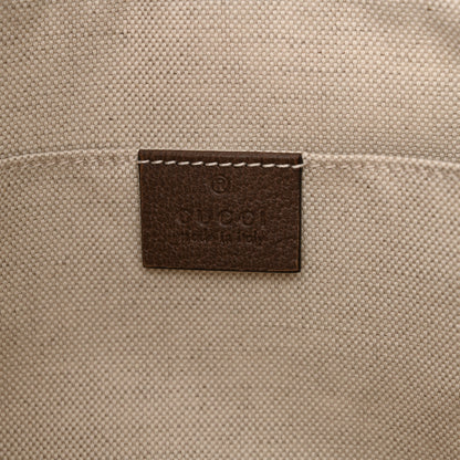 Gucci GG Supreme Monogram Textured Calfskin Web Medium Ophidia Briefcase Beige Ebony New Acero 6 of 10