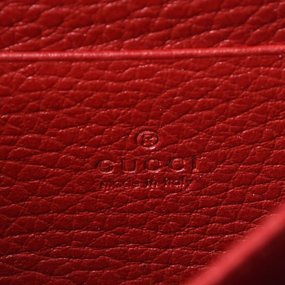 Gucci Calfskin Mini Dionysus Chain Wallet Hibiscus Red 7 of 8
