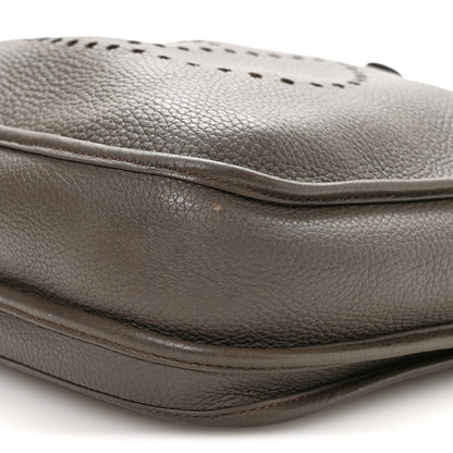 Hermes Taurillon Clemence Evelyne III PM Etain 10 of 10