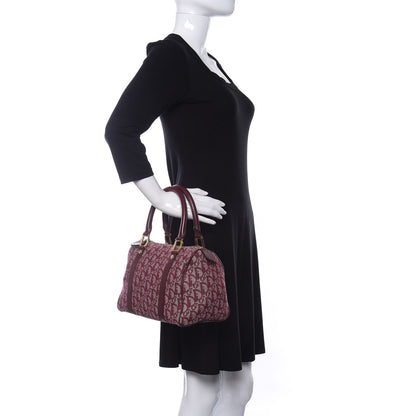 Christian Dior Monogram Boston Red 2 of 10