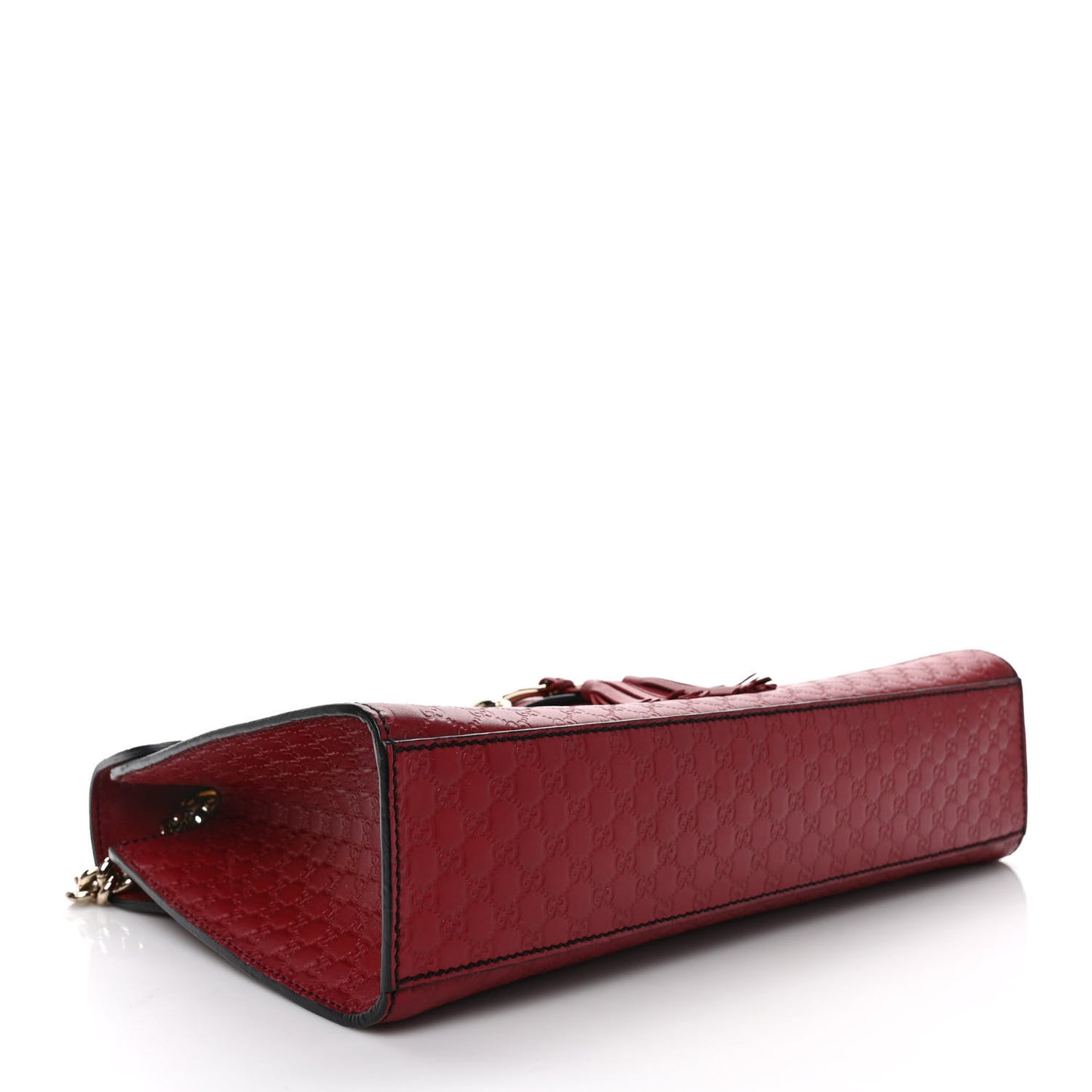 Microguccissima Medium Emily Chain Shoulder Bag Red