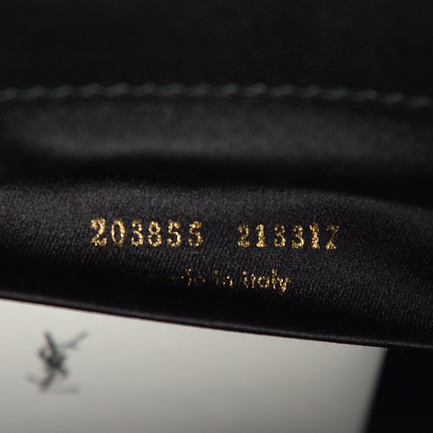 Saint Laurent Calfskin Monogram Large Belle De Jour Clutch Black 7 of 8