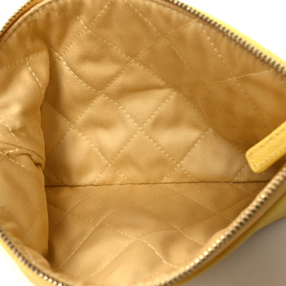 Chanel Shiny Caviar Quilted Small Chanel 22 Yellow 7 of 12