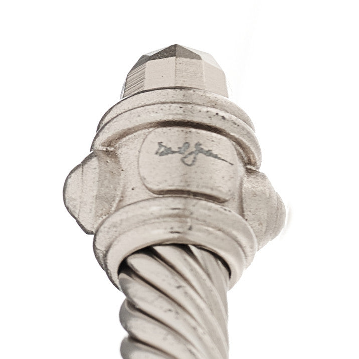 Aluminum 5mm Renaissance Bracelet Silver