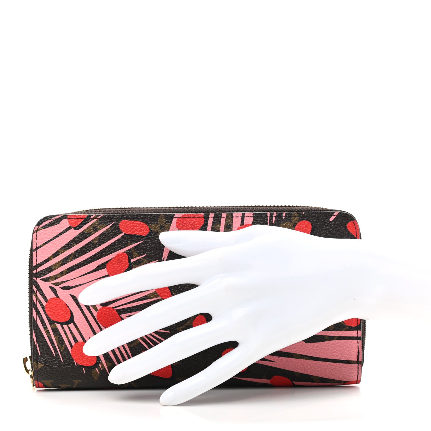 Louis Vuitton Monogram Jungle Dots Zippy Wallet Sugar Pink Poppy 2 of 7