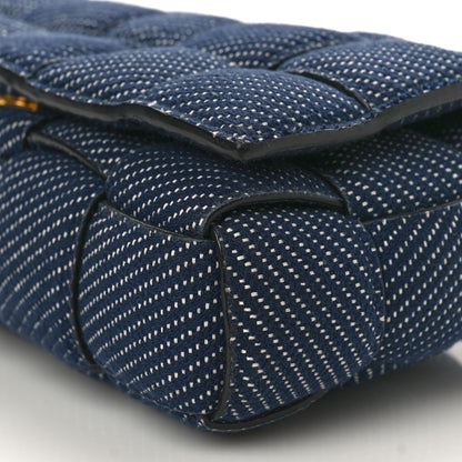 Bottega Veneta Denim Maxi Intrecciato Padded Cassette High Frequency Crossbody Bag Indigo 7 of 7