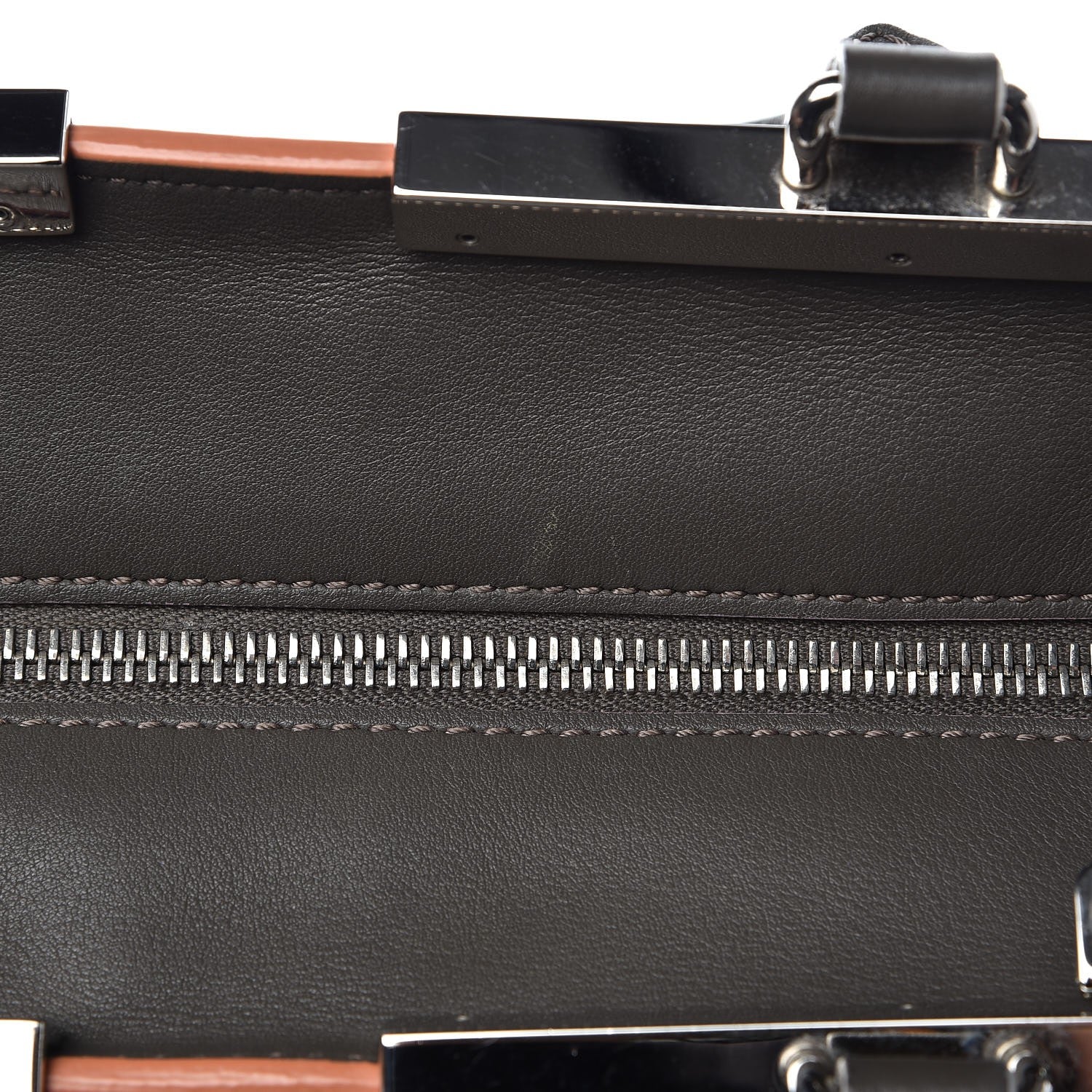 Fendi Vitello Dolce Century Petite 3Jours Tote Carbone 15 of 16