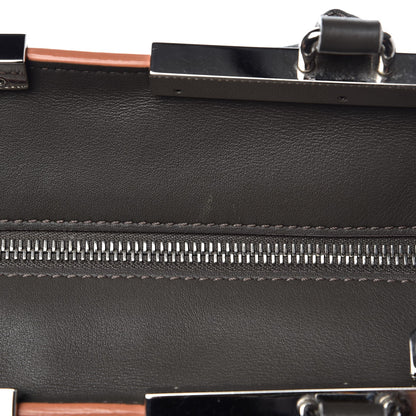 Fendi Vitello Dolce Century Petite 3Jours Tote Carbone 15 of 16