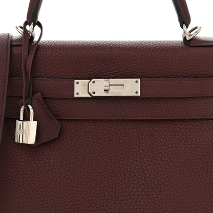 Hermes Togo Kelly Retourne 28 Rouge H 8 of 10
