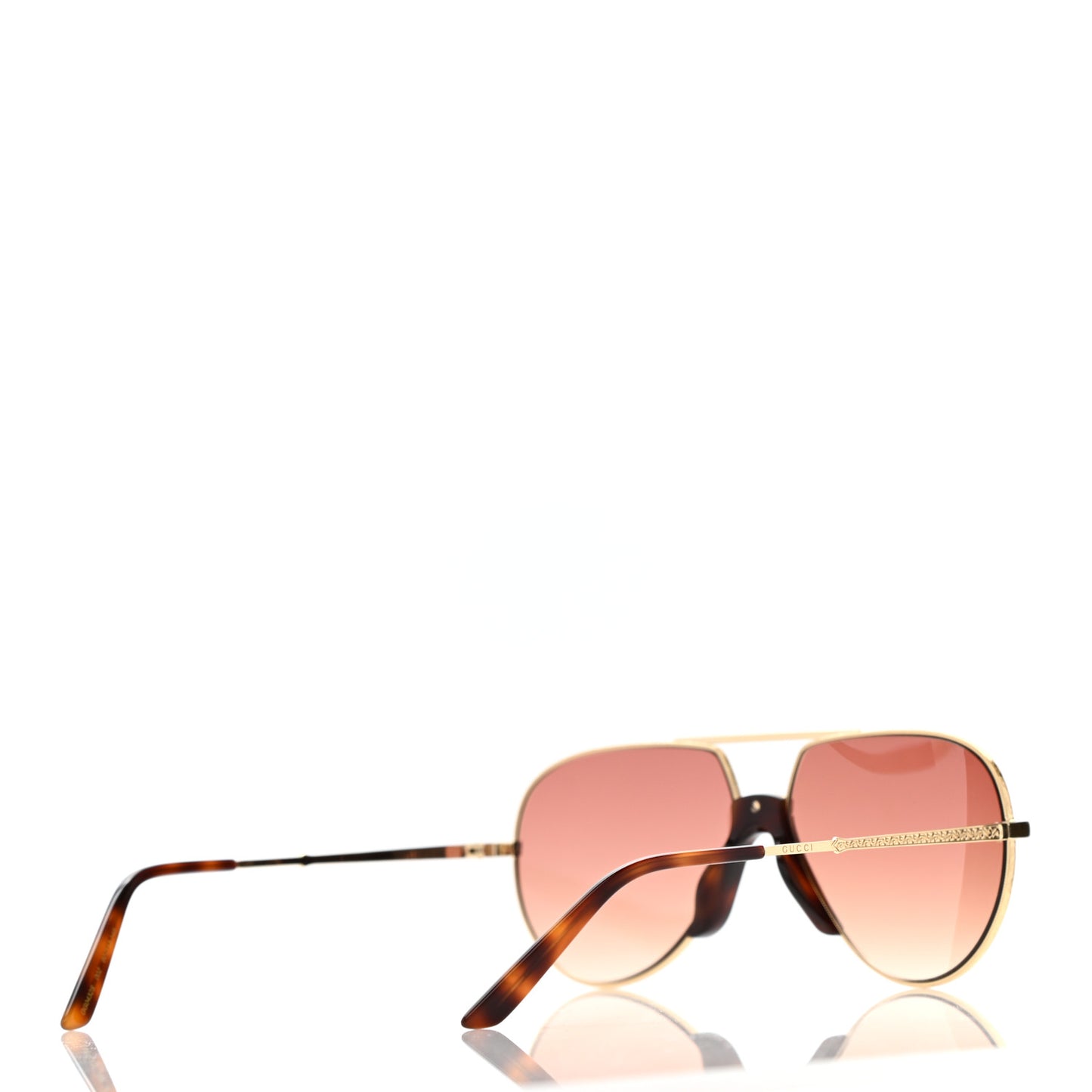 Aviator Sunglasses GG0432S Gold