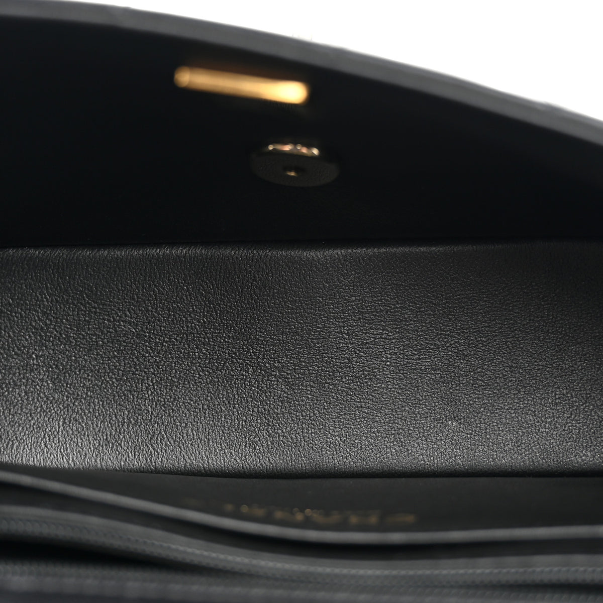 Chanel Lambskin Quilted Mini Top Handle Rectangular Flap Black 5 of 11