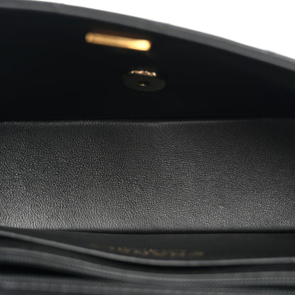 Chanel Lambskin Quilted Mini Top Handle Rectangular Flap Black 5 of 11