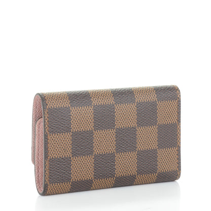 Louis Vuitton Damier Ebene Multicles 6 Key Holder Rose Ballerine 3 of 8