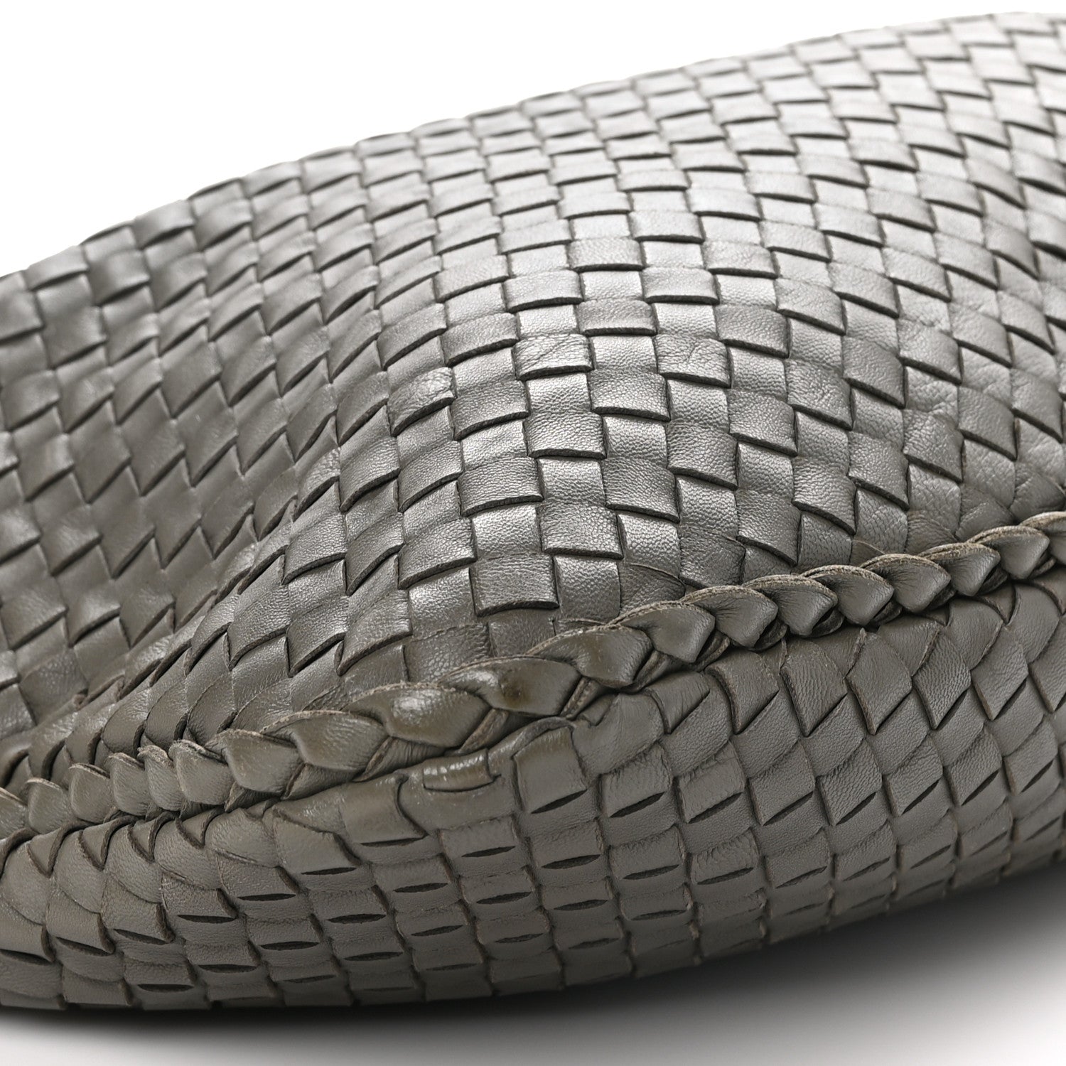 Bottega Veneta Nappa Intrecciato Large Veneta Hobo Grey 8 of 9
