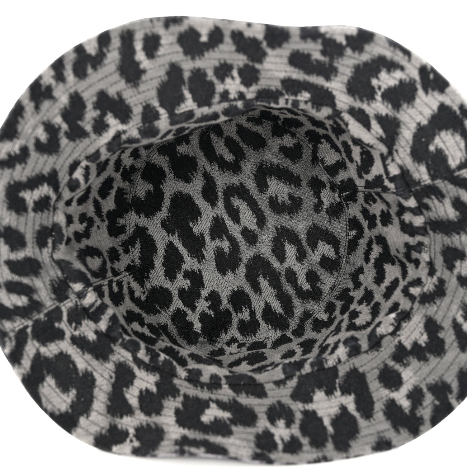 Christian Dior Oblique Reversible Leopard Bucket Hat 56 Grey 14 of 14