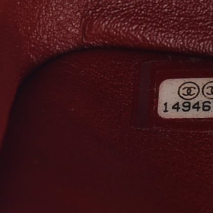 Chanel Caviar Quilted Jumbo Double Flap Dark Red 8 of 9