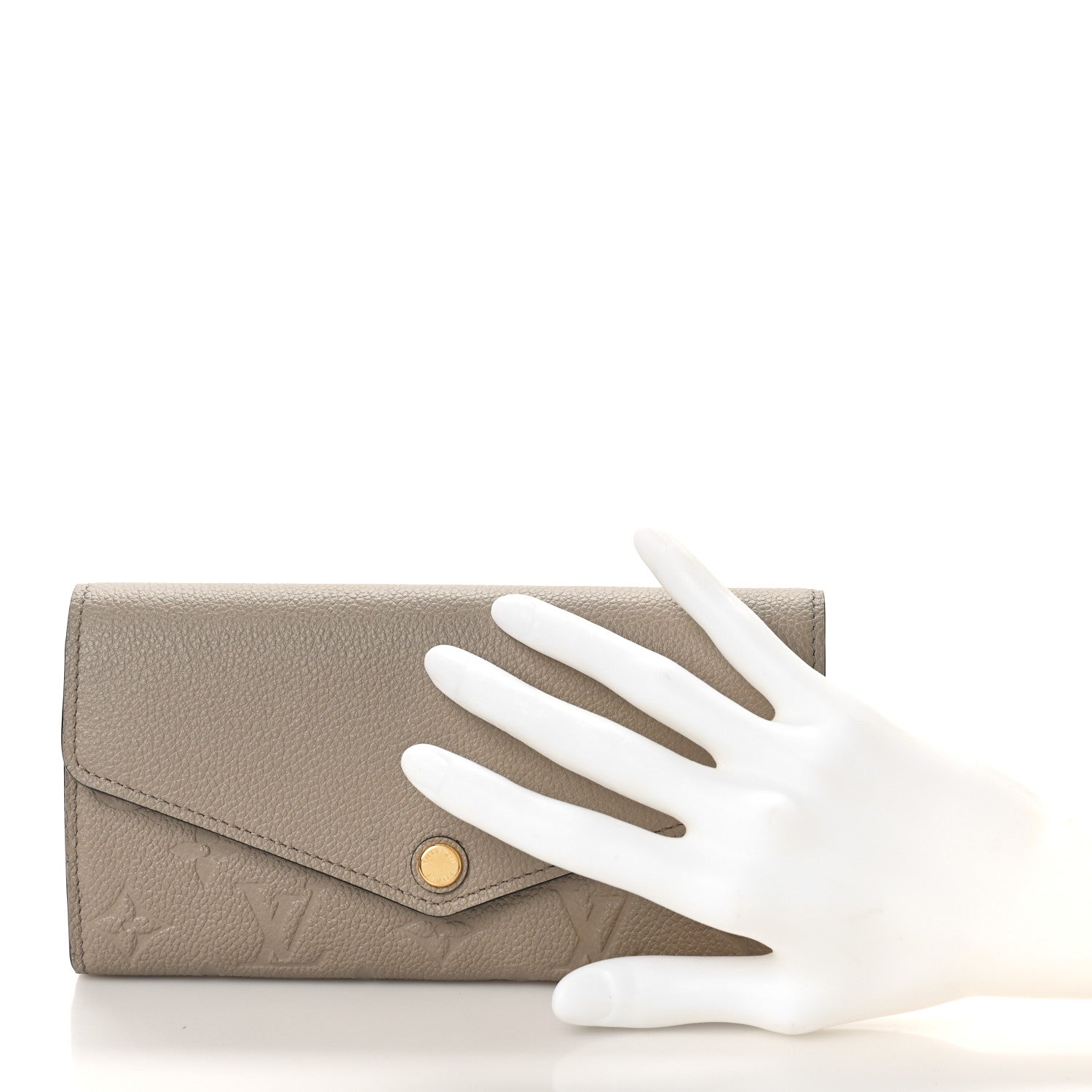 Louis Vuitton Empreinte Sarah Wallet NM Tourterelle 2 of 8