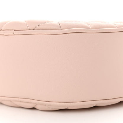 Versace Nappa Quilted La Medusa Round Camera Bag Light Pink 9 of 10