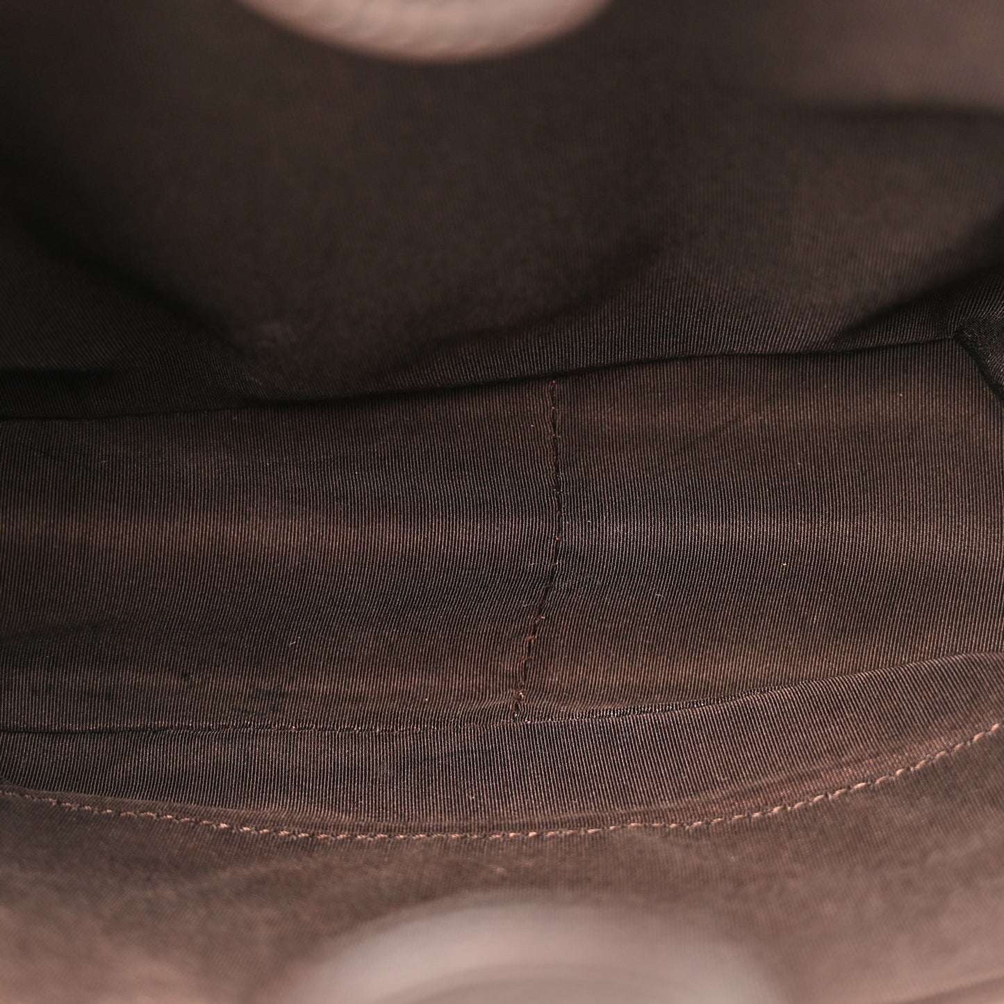 Caviar Quilted Petit Shopping Tote PST Dark Brown Brown