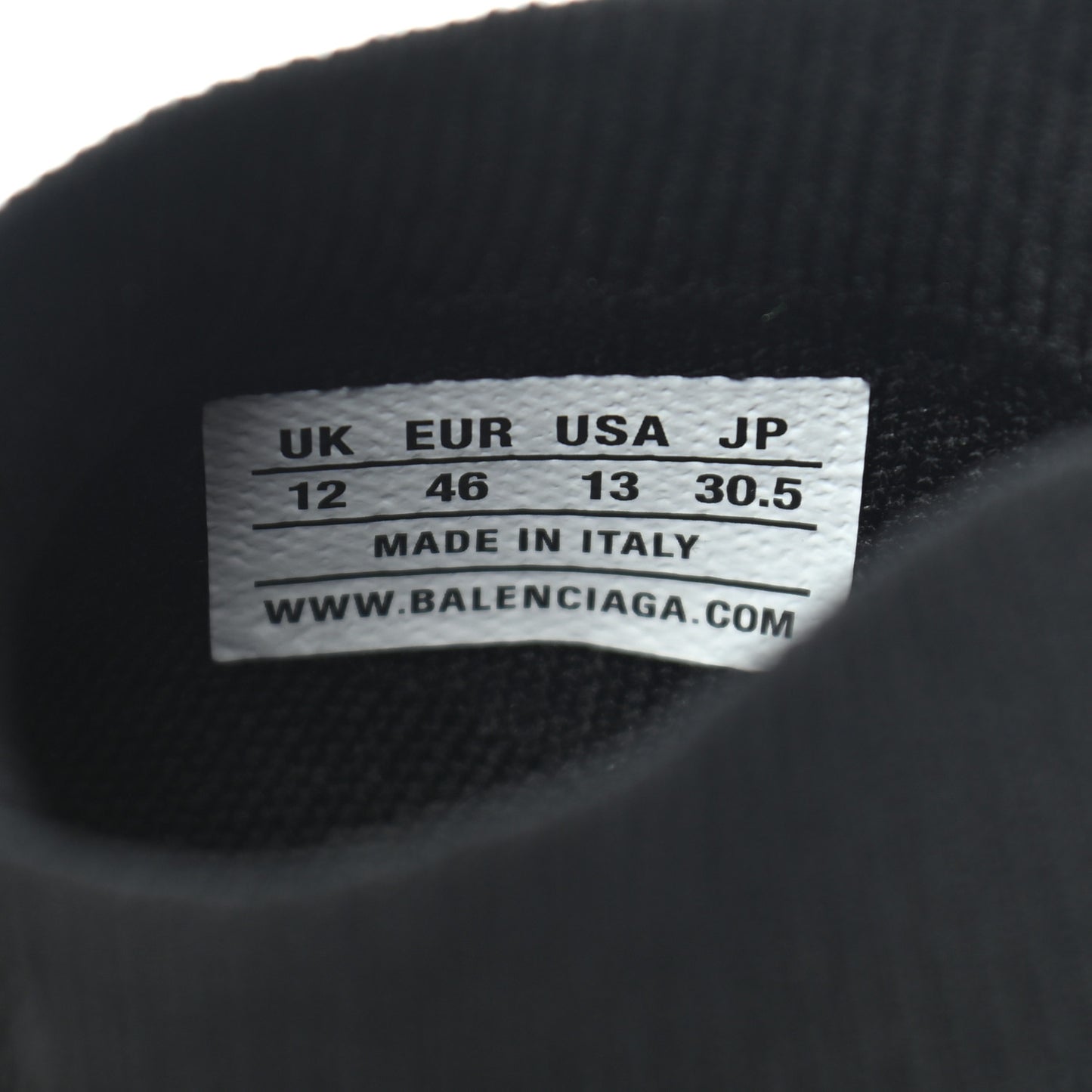 Technical 3D Recycled Knit Mens Speed 2.0 Sneakers 46 Monocolor Black