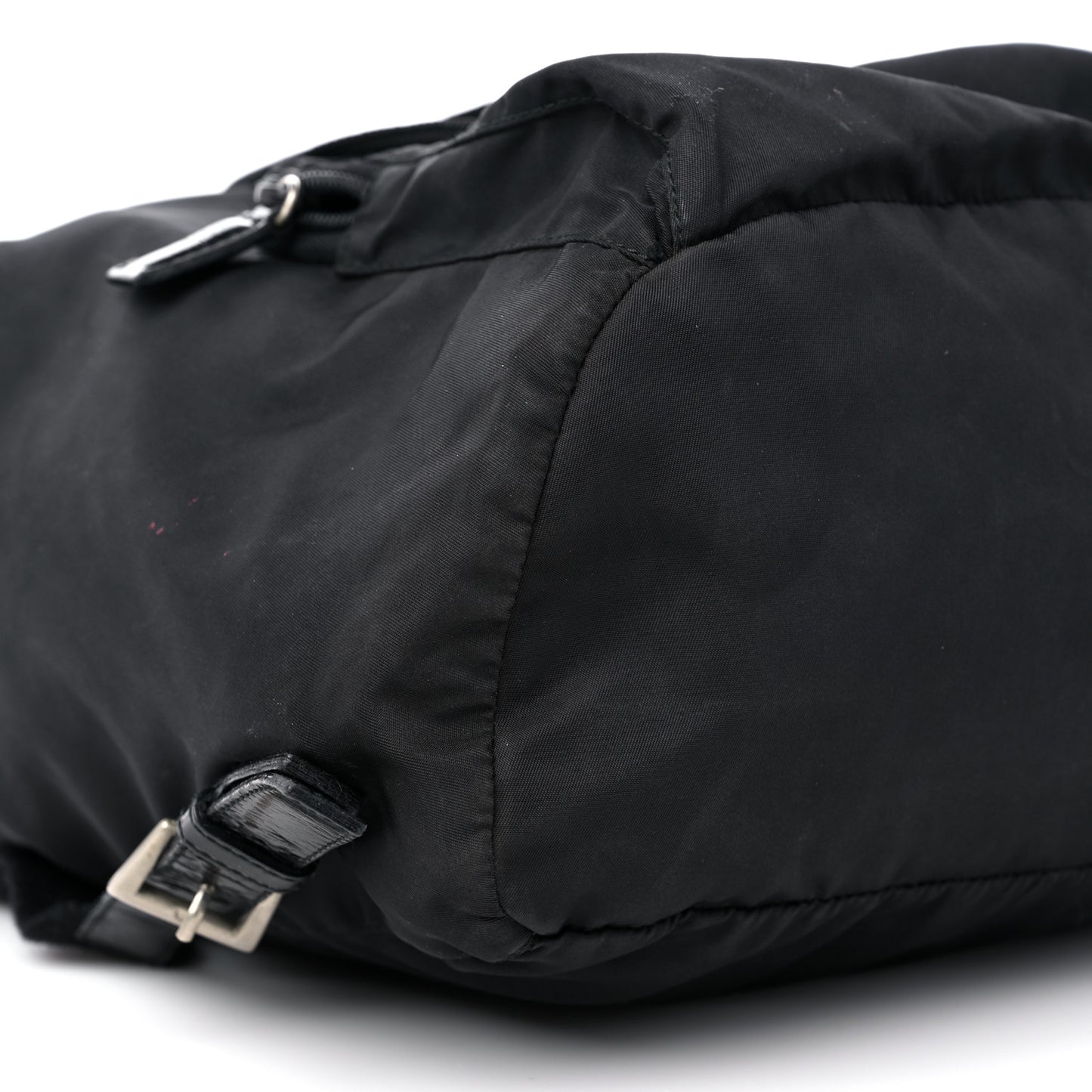 Tessuto Nylon Vela Cinch Backpack Black