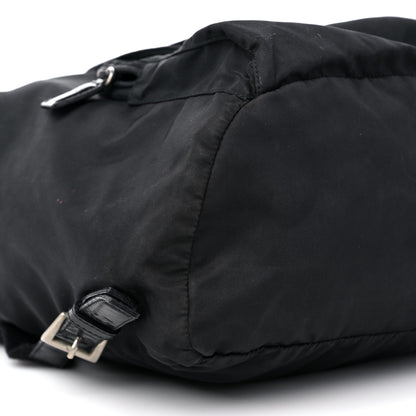 Prada Tessuto Nylon Vela Cinch Backpack Black 7 of 16