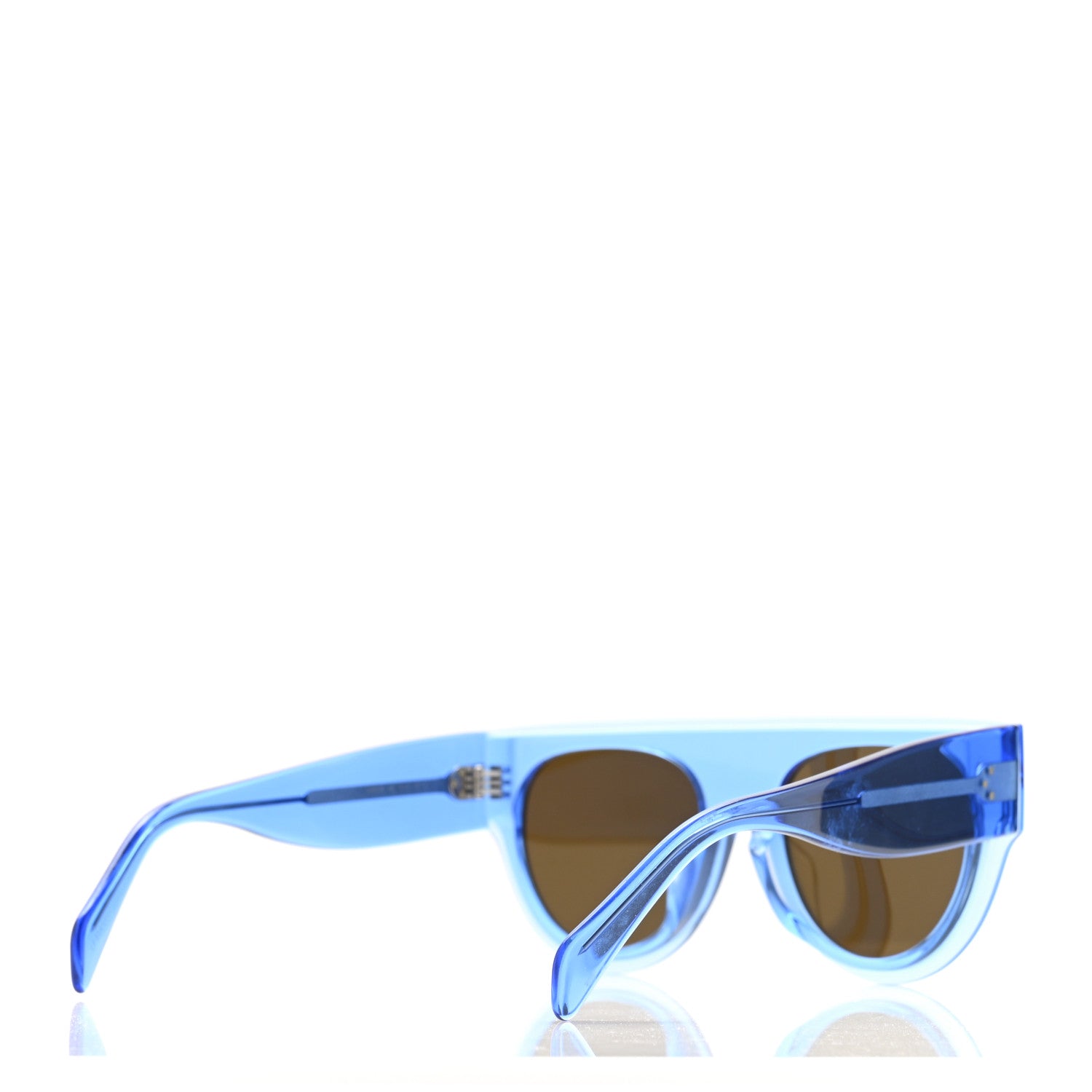 Celine Pilot Sunglasses CL40012F Light Blue 4 of 7