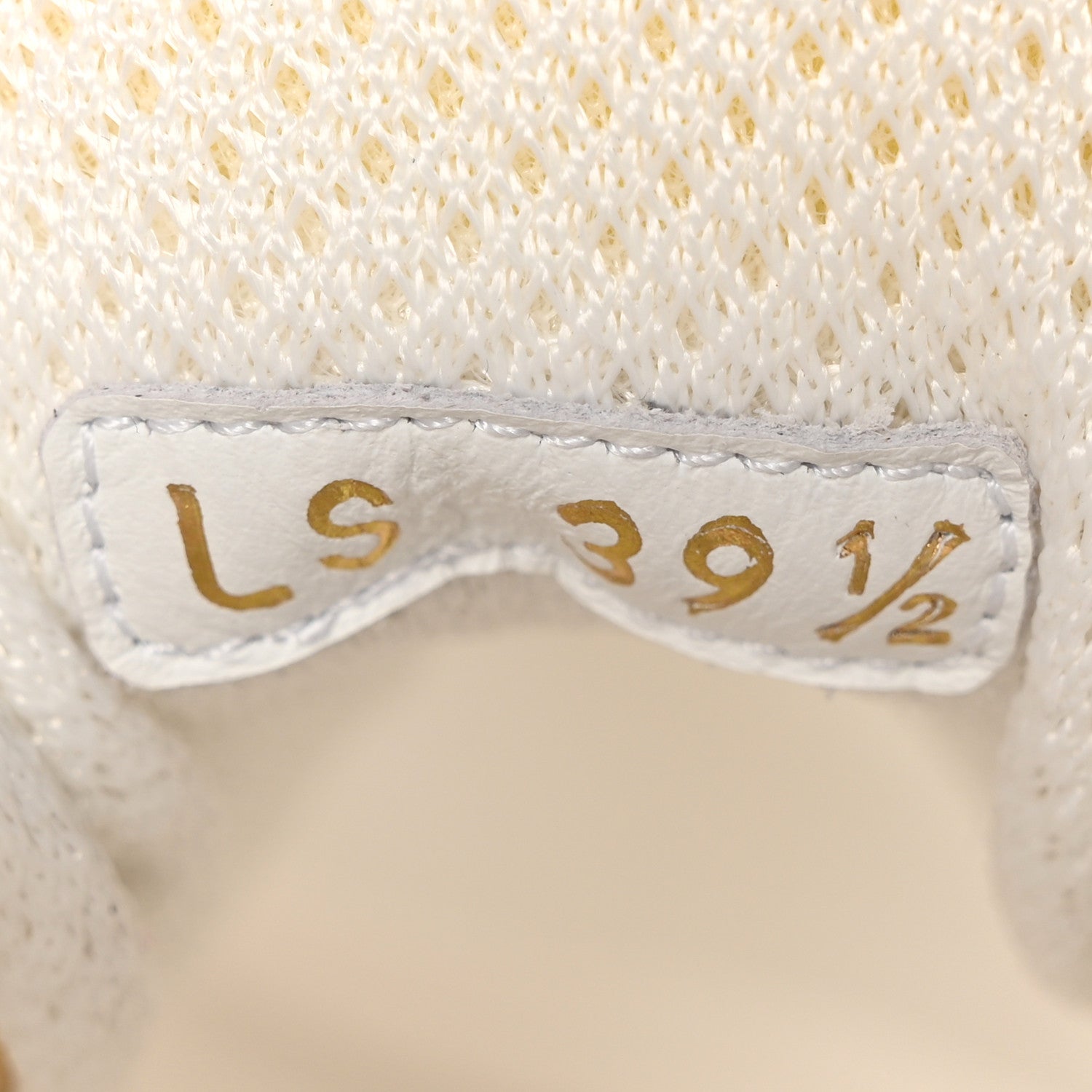 Christian Dior Matte Technical Fabric Mesh Dior Vibe Sneakers 39.5 White Gold 8 of 8