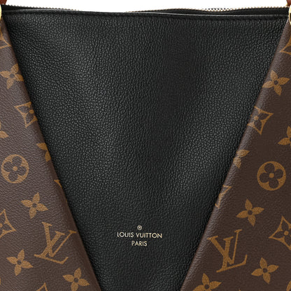 Louis Vuitton Monogram V Tote MM Black 7 of 9