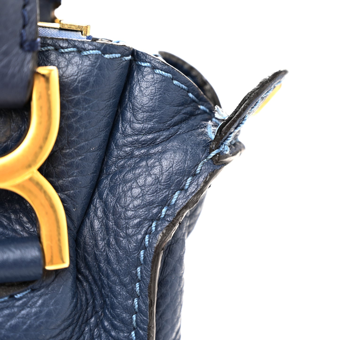 Calfskin Medium Marcie Satchel Royal