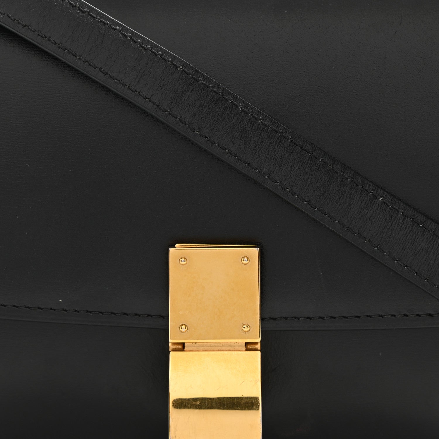 Celine Box Calfskin Small Classic Box Flap Bag Black 8 of 11