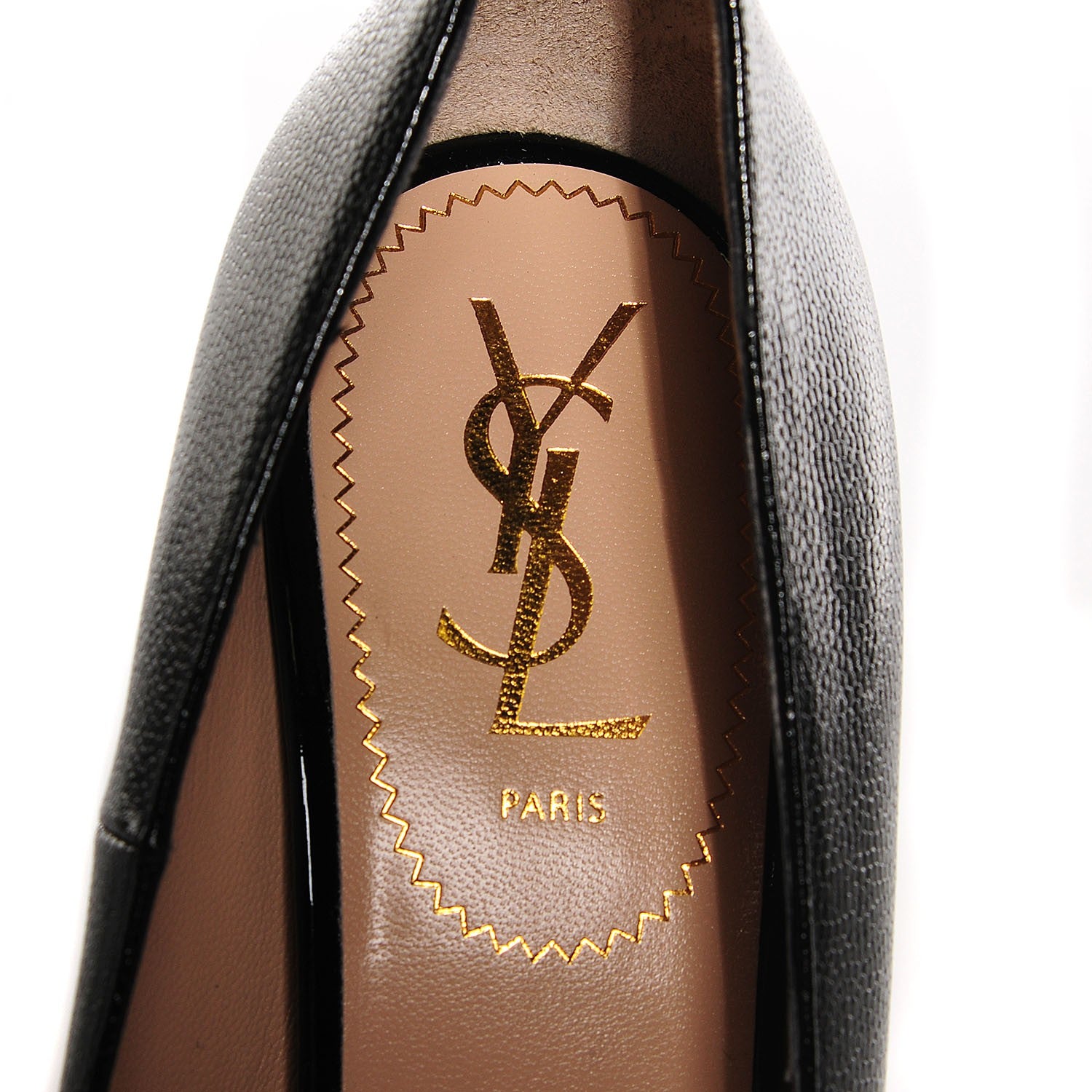Saint Laurent Vernigolf Tribute Two Platform Pumps 39 Black 7 of 8