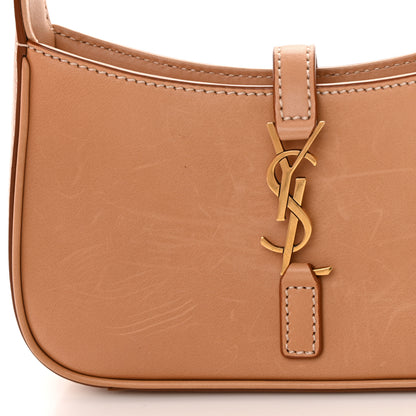 Saint Laurent Smooth Calfskin Le 5 A 7 Mini Hobo Vintage Brown 11 of 12