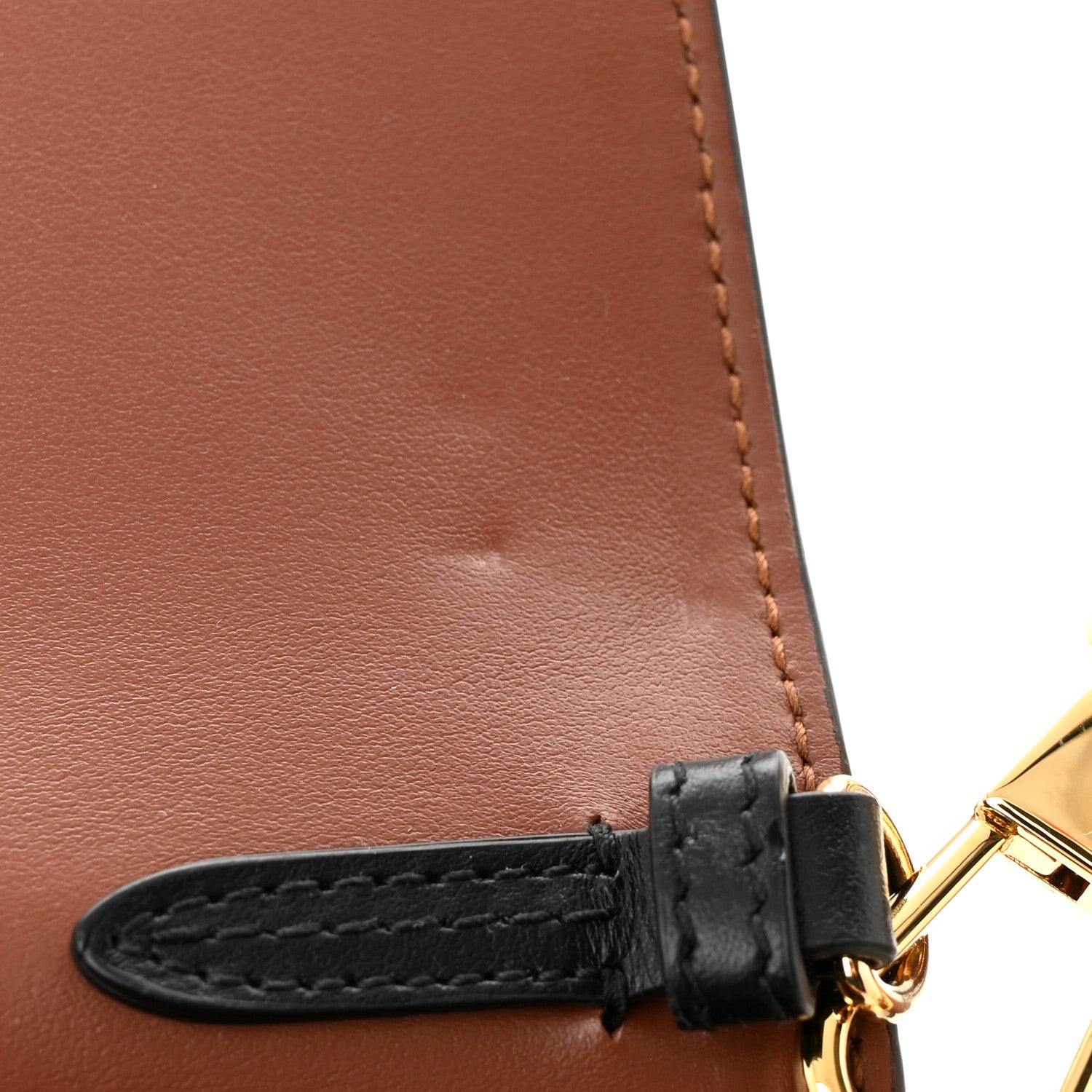 Burberry E-Canvas Monogram Stripe Hackberry Crossbody Bag Bridle Brown 10 of 10