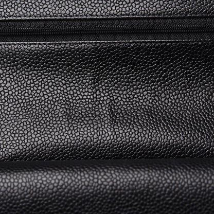 Chanel Caviar Quilted Medium Double Flap Black 12 of 16