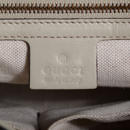 Gucci Monogram Medium Scarlett Stud Tote Off White 6 of 7