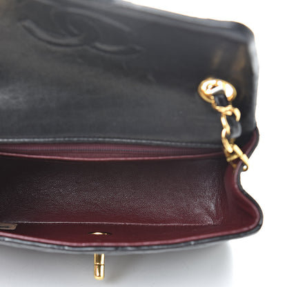 Chanel Lambskin Quilted Mini Square Flap Black 5 of 14