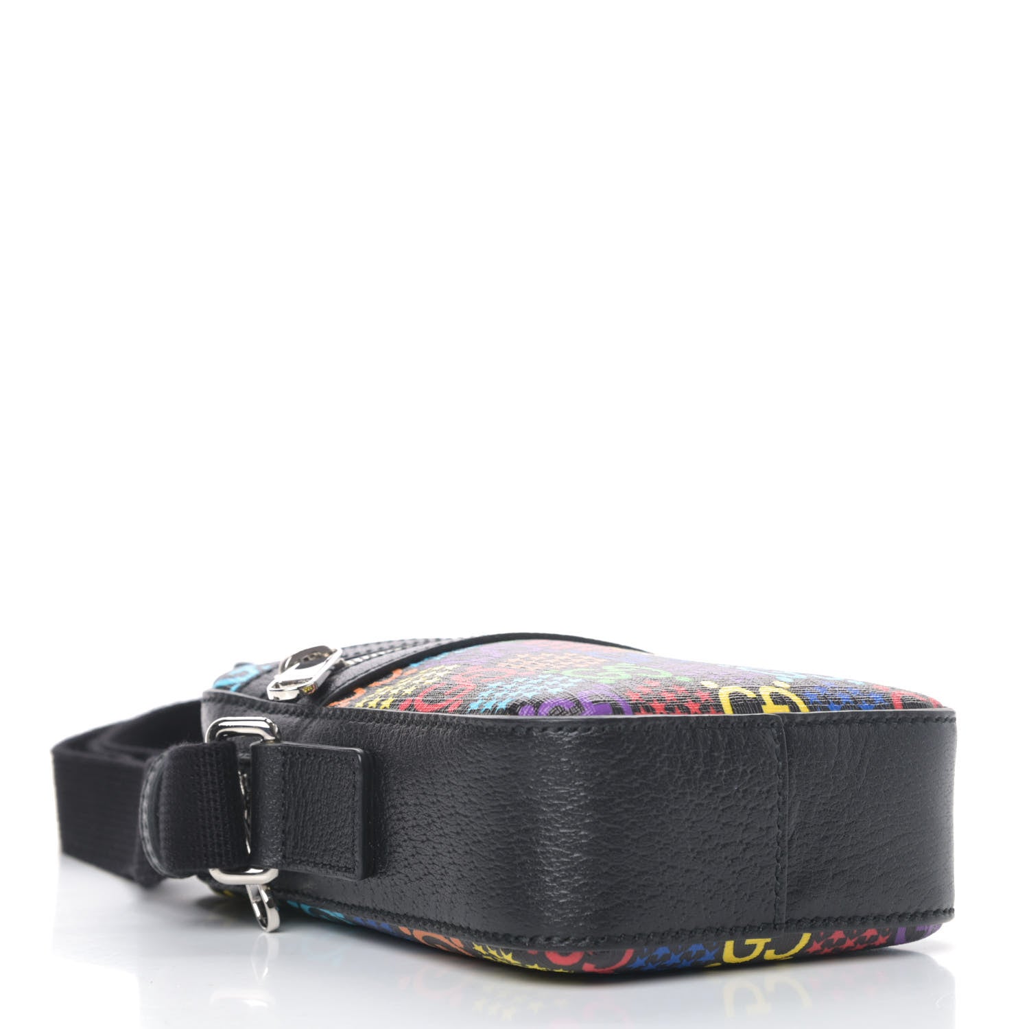 Gucci GG Supreme Monogram Psychedelic Messenger Bag Black 3 of 4