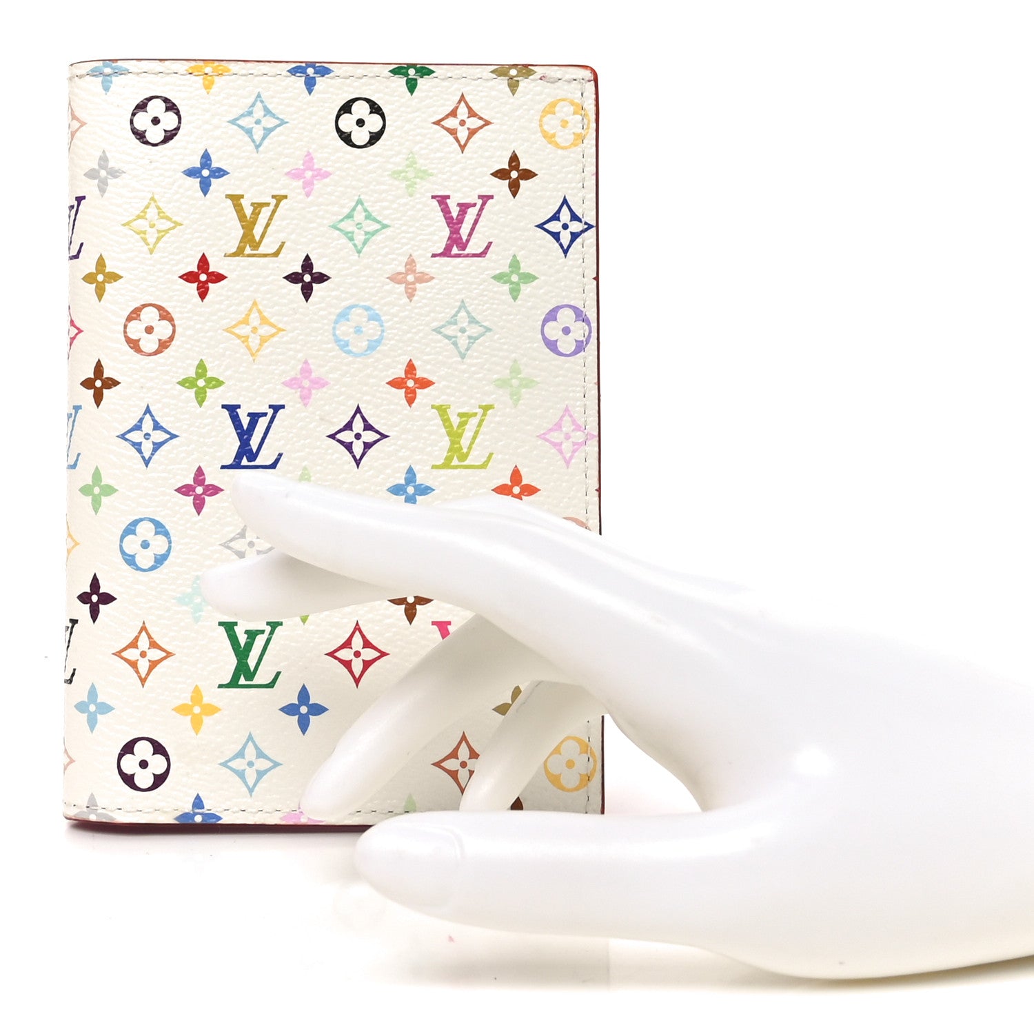 Louis Vuitton LV X TM Monogram Multicolor Passport Cover White 2 of 7