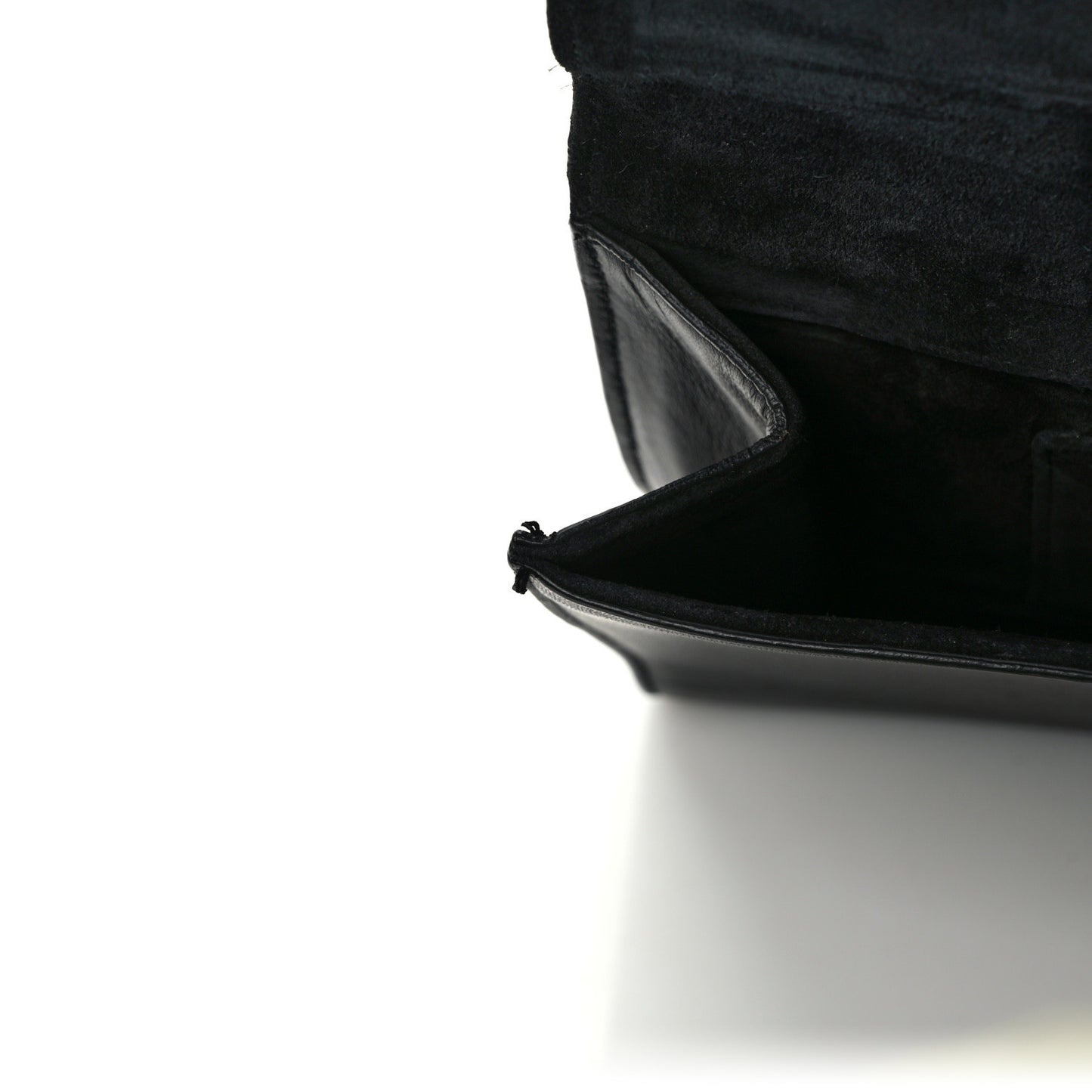 Calfskin Classic Y Ligne Clutch Black