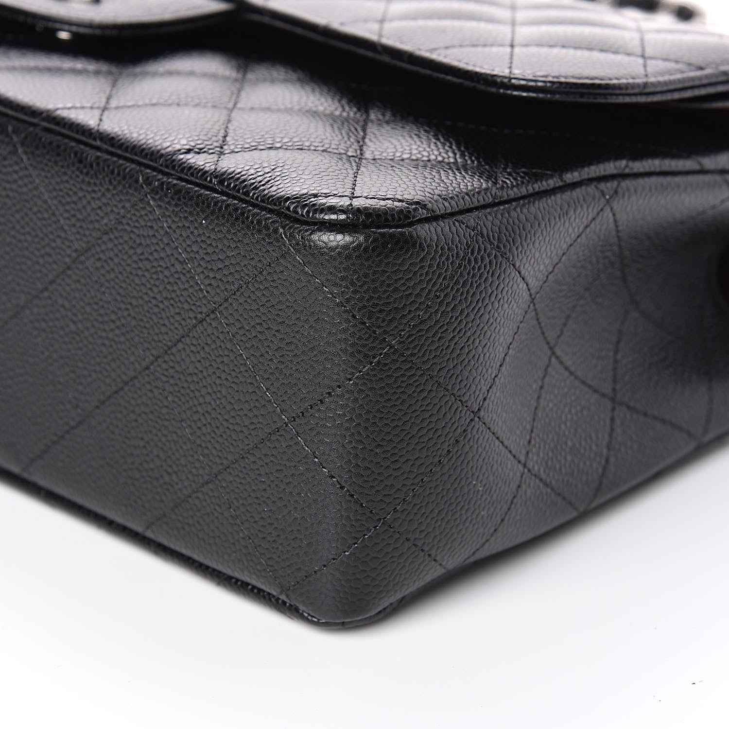 Chanel Caviar Quilted Jumbo Double Flap Black 9 of 11