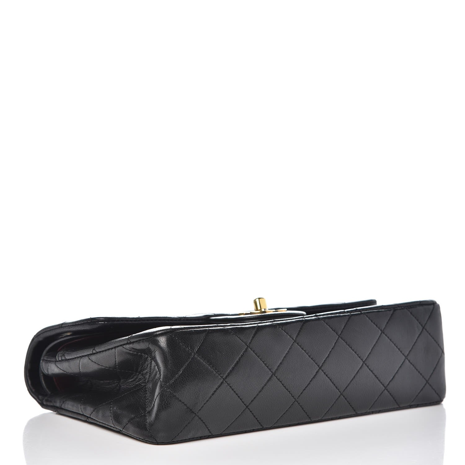 Chanel Lambskin Quilted Small Double Flap Black 4 of 14