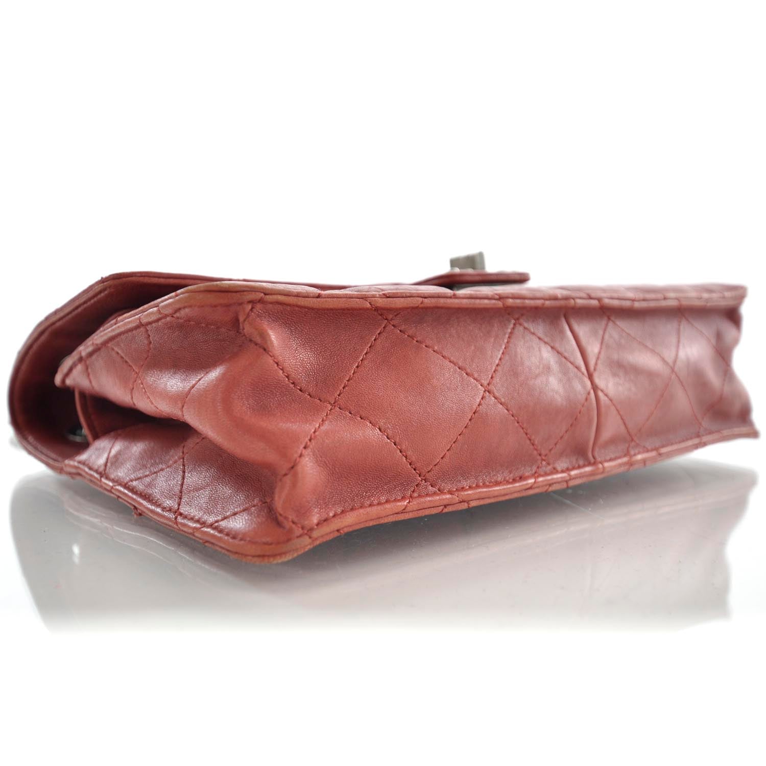 Chanel Lambskin Take Away Flap Bag Red 6 of 10