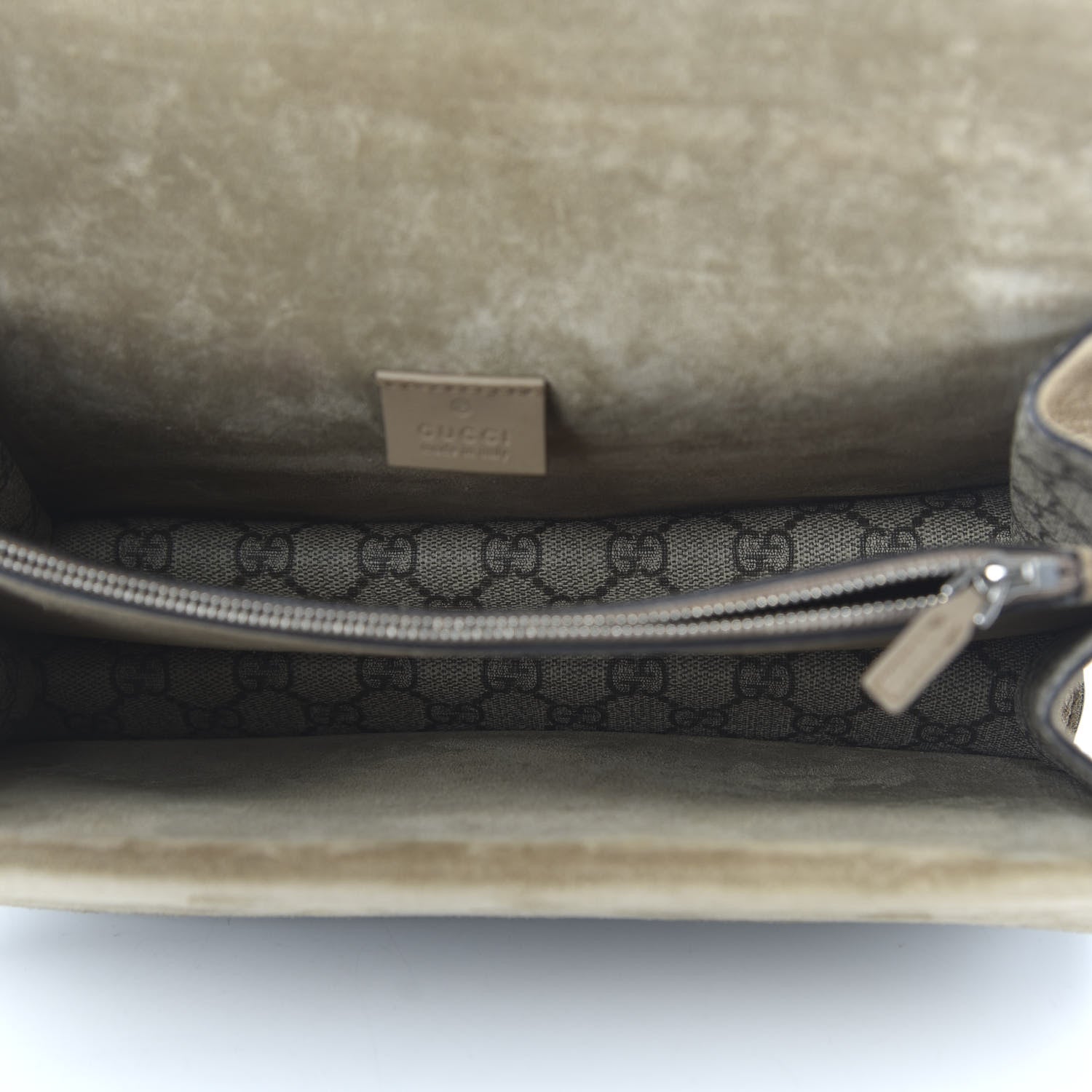 Gucci GG Supreme Monogram Small Dionysus Shoulder Bag Taupe 5 of 14