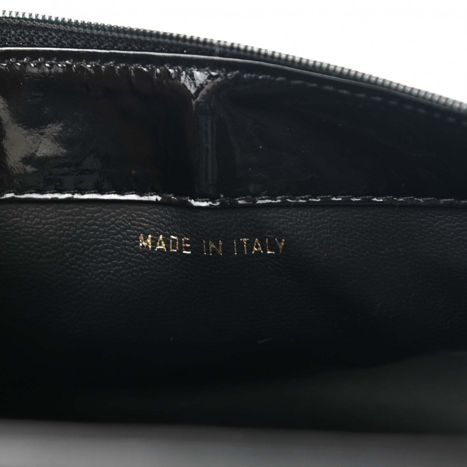 Chanel Patent Timeless CC Cosmetic Pouch Black 7 of 11