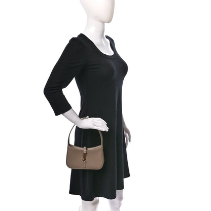 Saint Laurent Vegetable Le 5 A 7 Mini Hobo Dark Beige 2 of 8